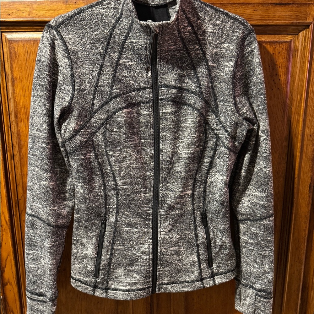 Lululemon Athletica Black and Gray Define Jacket